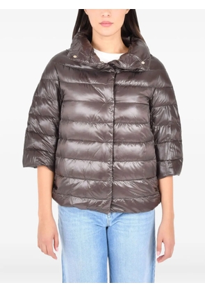 Herno Aminta funnel-neck jacket - Brown