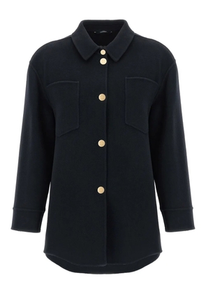 Max Mara Eleonora button pockets shirt - Blue