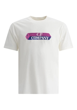 C.P. Company logo-plaque T-shirt - White