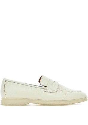Duca Degli Abruzzi leather loafers - White