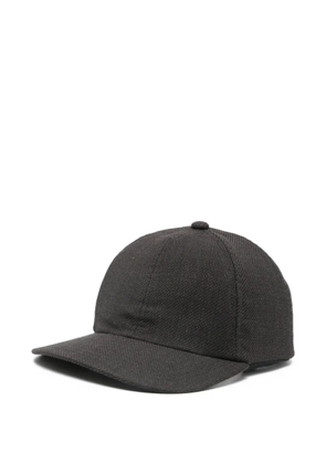 Sunspel wool baseball hat - Brown