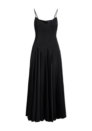 Polo Ralph Lauren v-neck a-line dress - Black