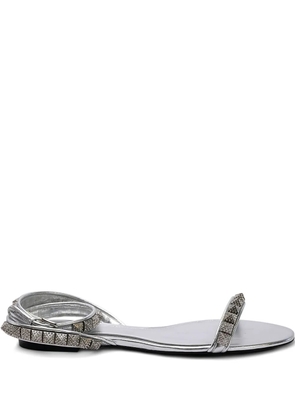 Valentino Garavani stud-embellished strap sandals - Silver