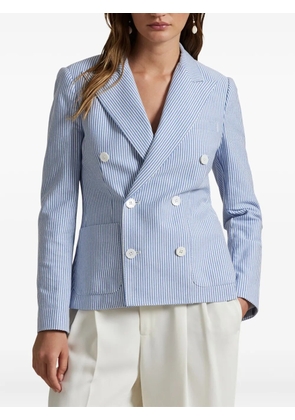 Polo Ralph Lauren double-breasted pinstripe blazer - Blue