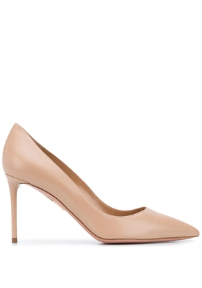 Aquazzura 80mm Purist pointed toe pumps - Neutrals