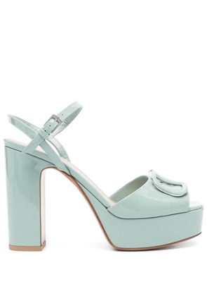Valentino Garavani 110mm VLogo Signature sandals - Blue