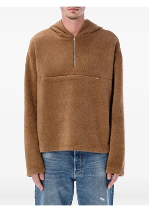 rold skov Squire half- zip hoodie - Brown