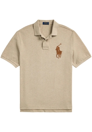 Polo Ralph Lauren Polo Pony-appliqué polo shirt - Brown