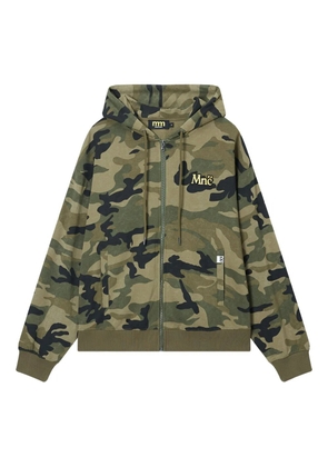 Mini Cream camouflage zip sweatshirt - Green