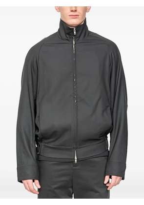 Joe Chia zip Bane wool jacket - Black