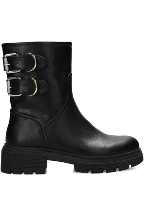 MEXX Sya Rami buckle platform boots - Black
