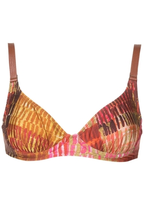 Lenny Niemeyer Gigi abstract bikini top - Red