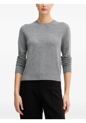 Benetton ribbed cuffs jumper - Grey