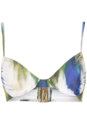 Lenny Niemeyer Herta abstract-print bikini top - Multicolour