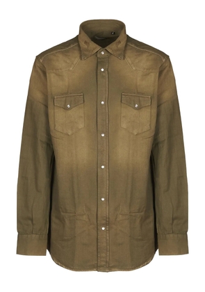 SARTORIO NAPOLI point-collar shirt - Brown