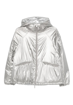 Laminar hooded zip jacket - Silver