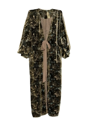 YANGKEHAN floral-print midi dress - Green