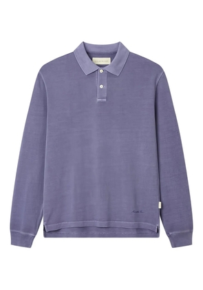 Man On The Boon. long-sleeve polo shirt - Purple