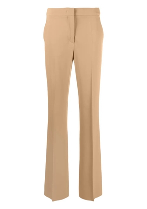 Max Mara high-waisted pressed-crease trousers - Neutrals