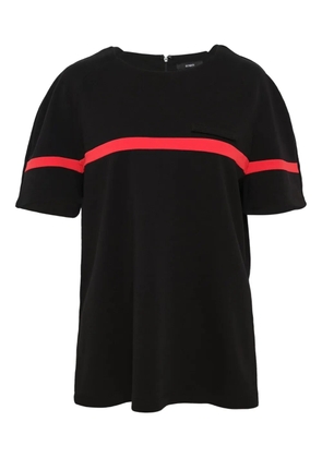 BONBOM stripe-detail T-shirt - Black