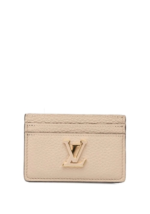 Louis Vuitton Pre-Owned 2021-2025 Taurillon Capucines card holder - Brown