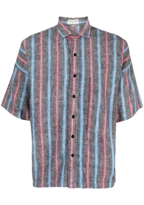 Pierre Cardin Pre-Owned 1980 striped cotton polo shirt - Red