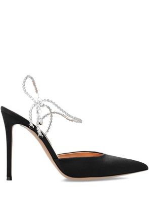 Gianvito Rossi 12mm pointed-toe Heel sandals - Black