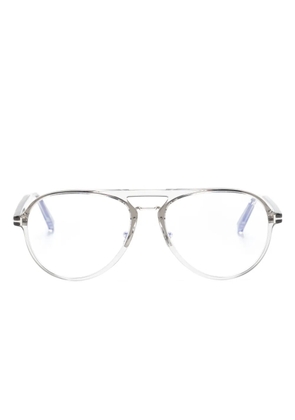 TOM FORD Eyewear pilot-frame glasses - Grey