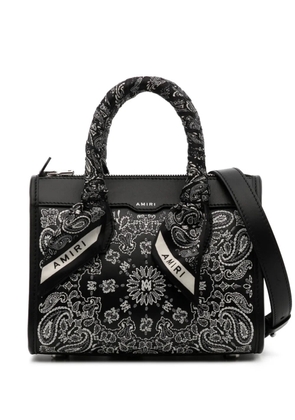 AMIRI Bandana Micro Triangle crossbody bag - Black
