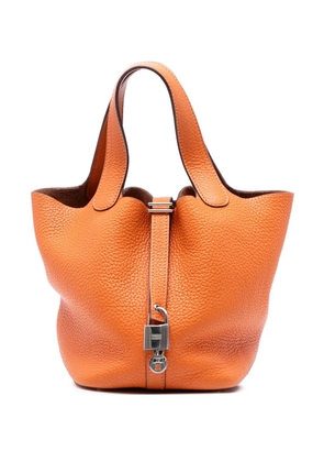 Hermès Pre-Owned 2010 Clemence Picotin Lock 18 handbag - Orange