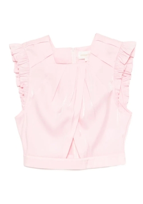 SHUSHU/TONG pleated vest - Pink