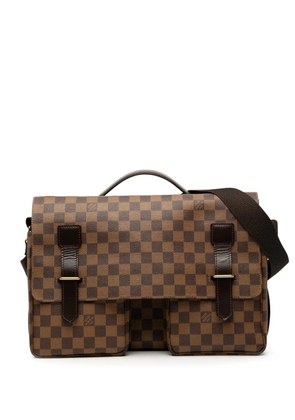 Louis Vuitton Pre-Owned 1999 Damier Ebene Broadway satchel - Brown