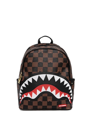 Sprayground medium The Hideout Savage check-pattern backpack - Brown