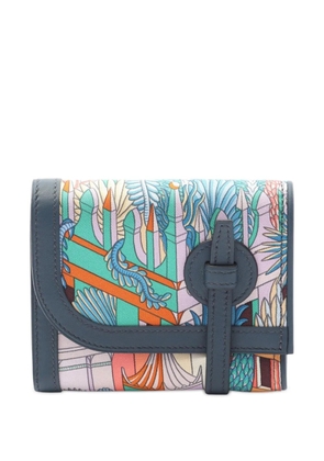 Hermès Pre-Owned 2024 Swift Animapolis Wallet coin pouch - Blue