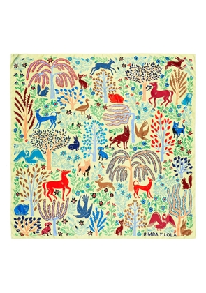 Bimba y Lola printed scarf - Green