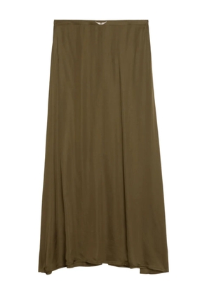 Zadig&Voltaire Jimeno satin maxi skirt - Green