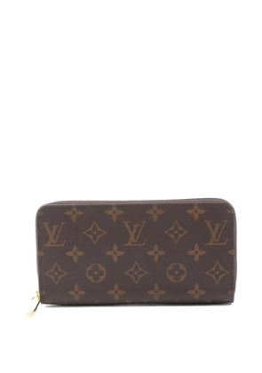 Louis Vuitton Pre-Owned 2021 monogram-pattern zipped wallet - Brown