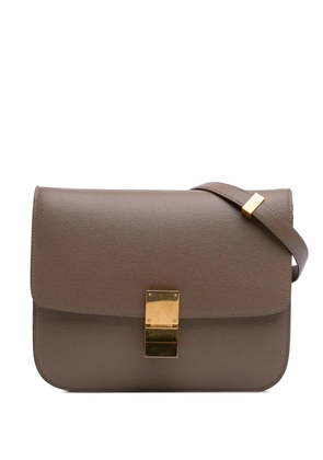 Celine Pre-Owned 2016 Medium Calfskin Classic Box crossbody bag - Brown