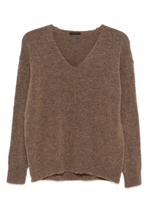 Transit V-neck sweater - Brown