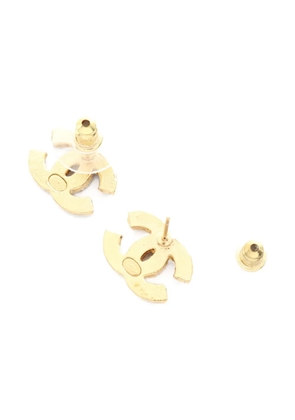 CHANEL Pre-Owned 1986-1988 Coco Mark earrings - Black