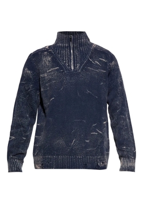 Diesel K-Maxime zip-up sweater - Blue