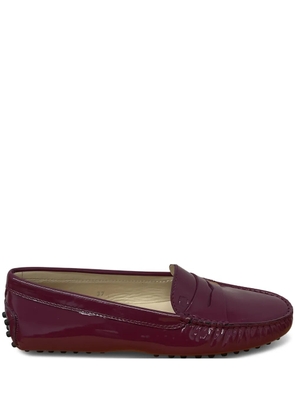 Tod's penny-detail Gommini loafers - Purple