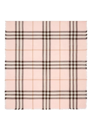 Burberry reversible checked scarf - Pink