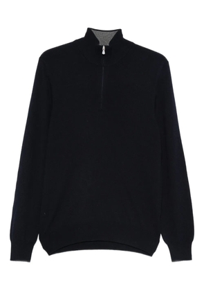 GIUUNO zip-up sweat - Blue