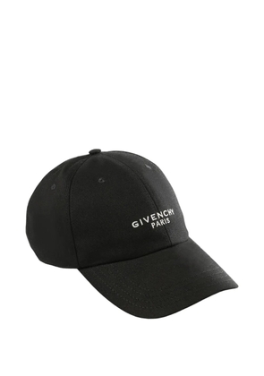 Givenchy Paris embroidered cap - Black