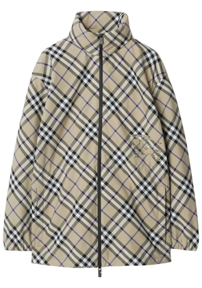 Burberry reversible check-print jacket - Neutrals