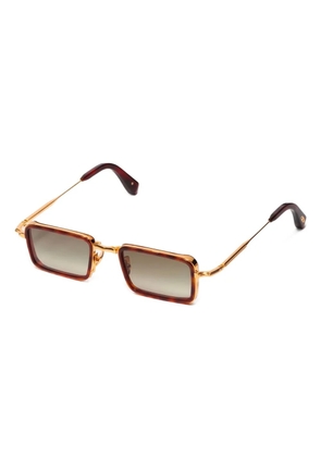 John Dalia square-frame sunglasses - Brown