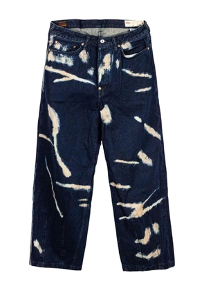 EVISU five-pockets graphic jeans - Blue