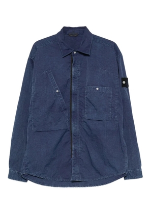 Stone Island pocket zip shirt - Blue