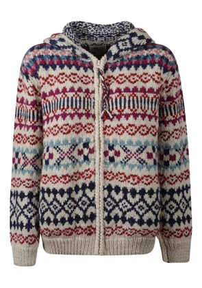 FRANTIC Dubliners hooded cardigan - Neutrals